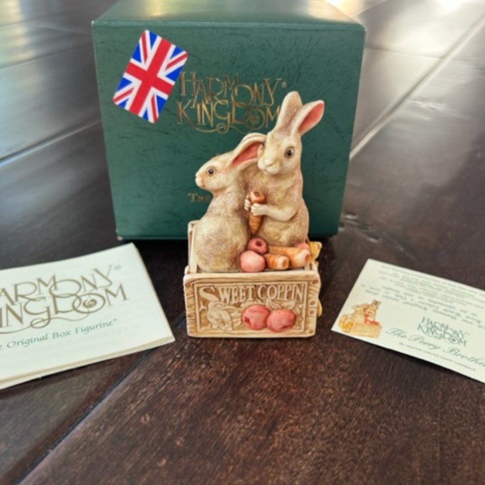 The Perry Brothers Trinket Box by Harmony Kingdom - In Original Box